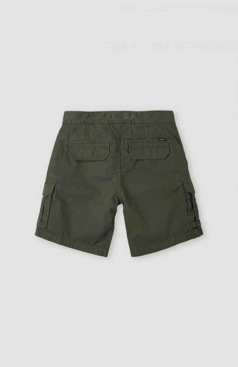 Cali Beach Cargo Shorts | Military Green