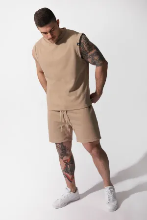 Casual Muscle Vest - Khaki