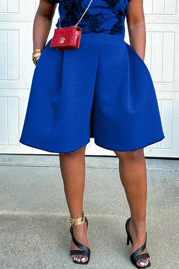 Casual Oversize Wide-leg Shorts