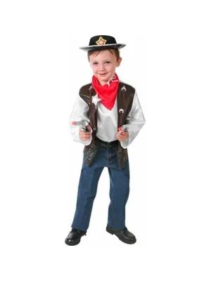 Child's Cowboy Costume Playset