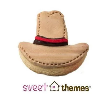 Cowboy Hat Cookie Cutter 4cm