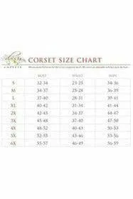 Daisy Corsets Top Drawer 4 PC Midnight Angel Corset Costume