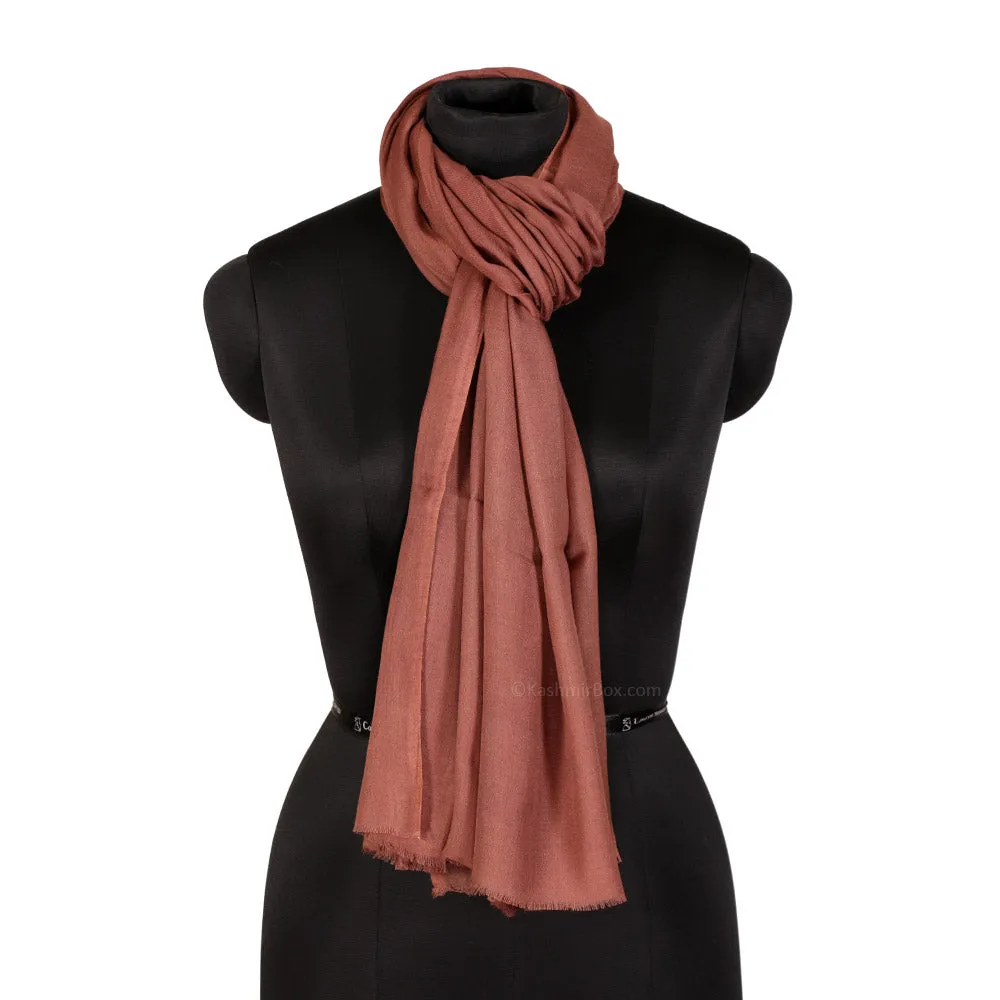 Deep Brown Woolen Stole