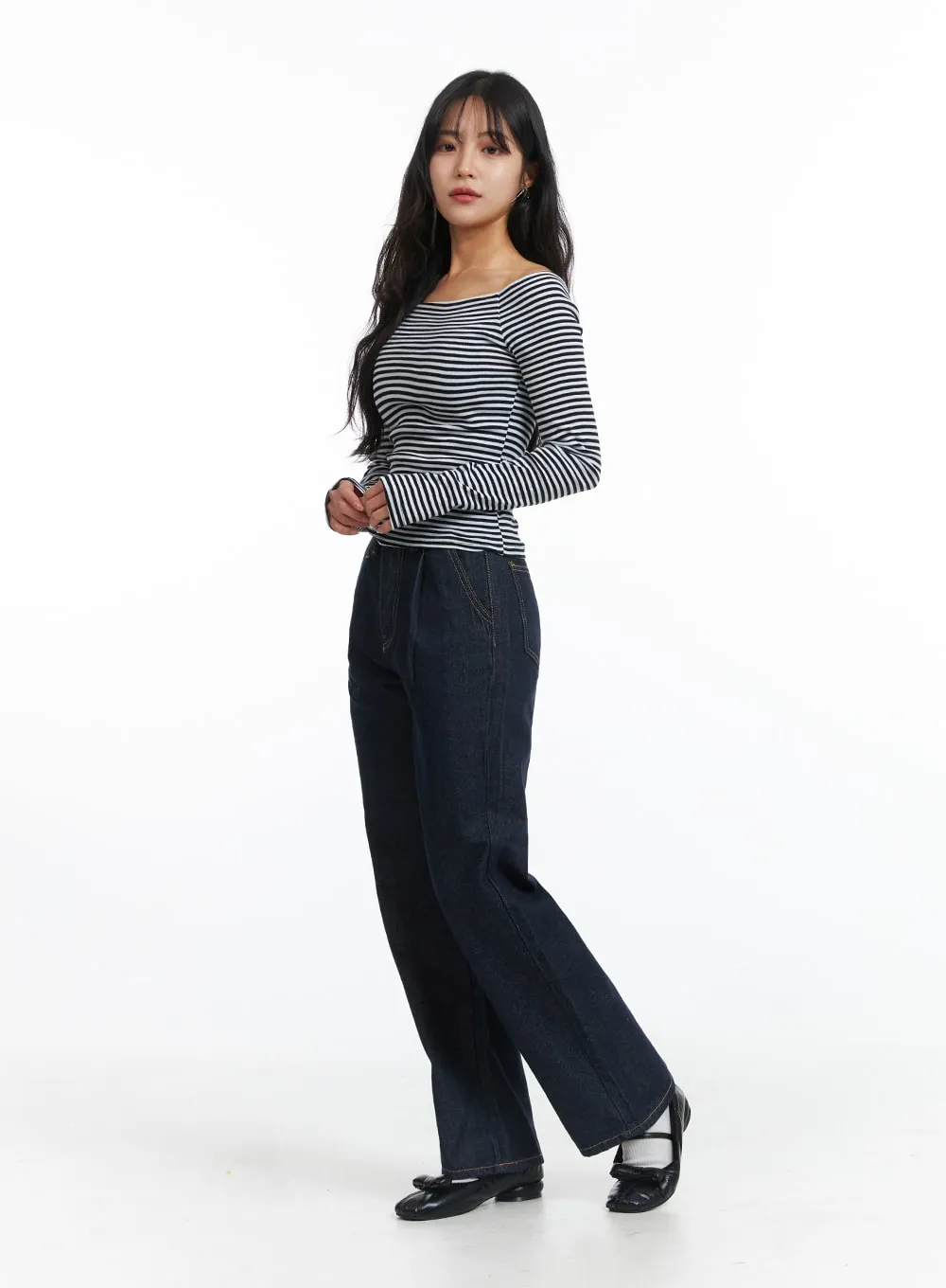 Denim Straight-Leg Jeans OJ431