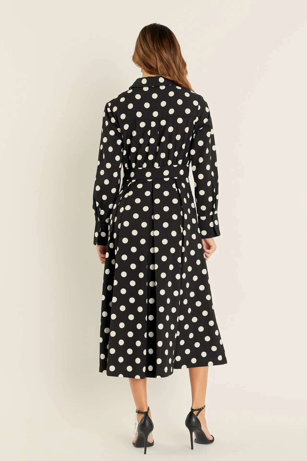 English Factory - Polka Dot Shirt Dress