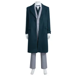 Fantastic Beasts: The Secrets of Dumbledore 2022 Newt Scamander Cosplay Costume Outfits Halloween Carnival Suit