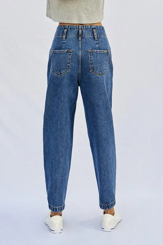 Frankie Super High Waist Balloon Jeans