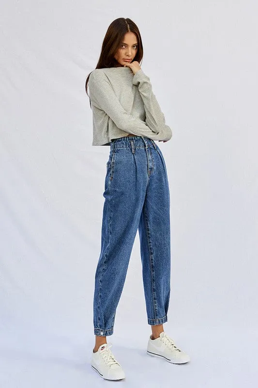 Frankie Super High Waist Balloon Jeans