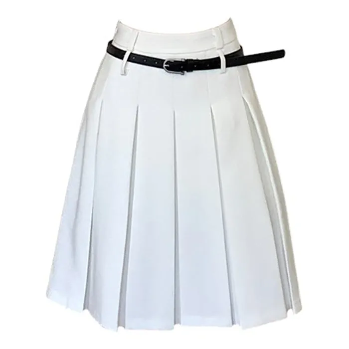 Good Manners Midi Pleated Skirt