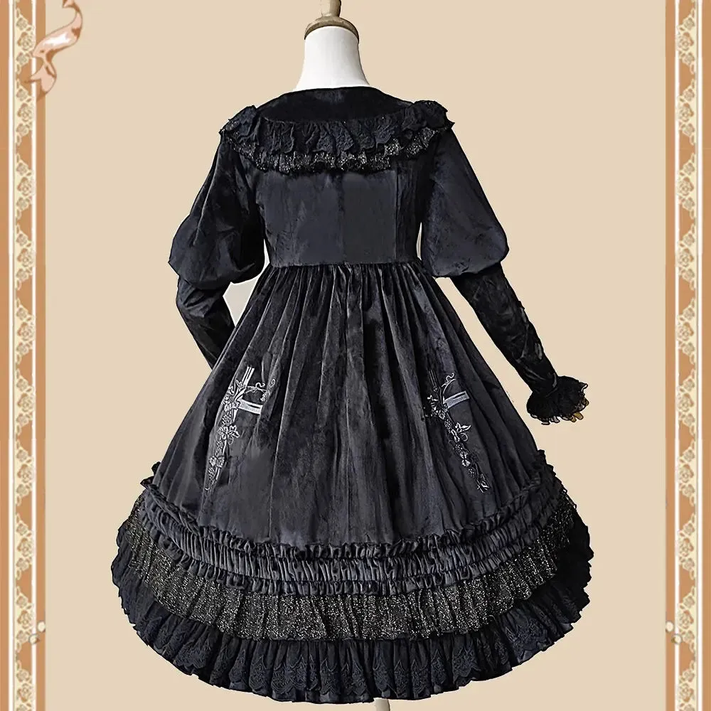 Holy Fruit ~ Classic Long Sleeve Lolita Dress by Infanta