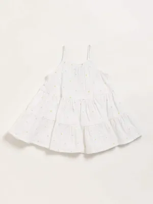 HOP Baby White Flared Dress