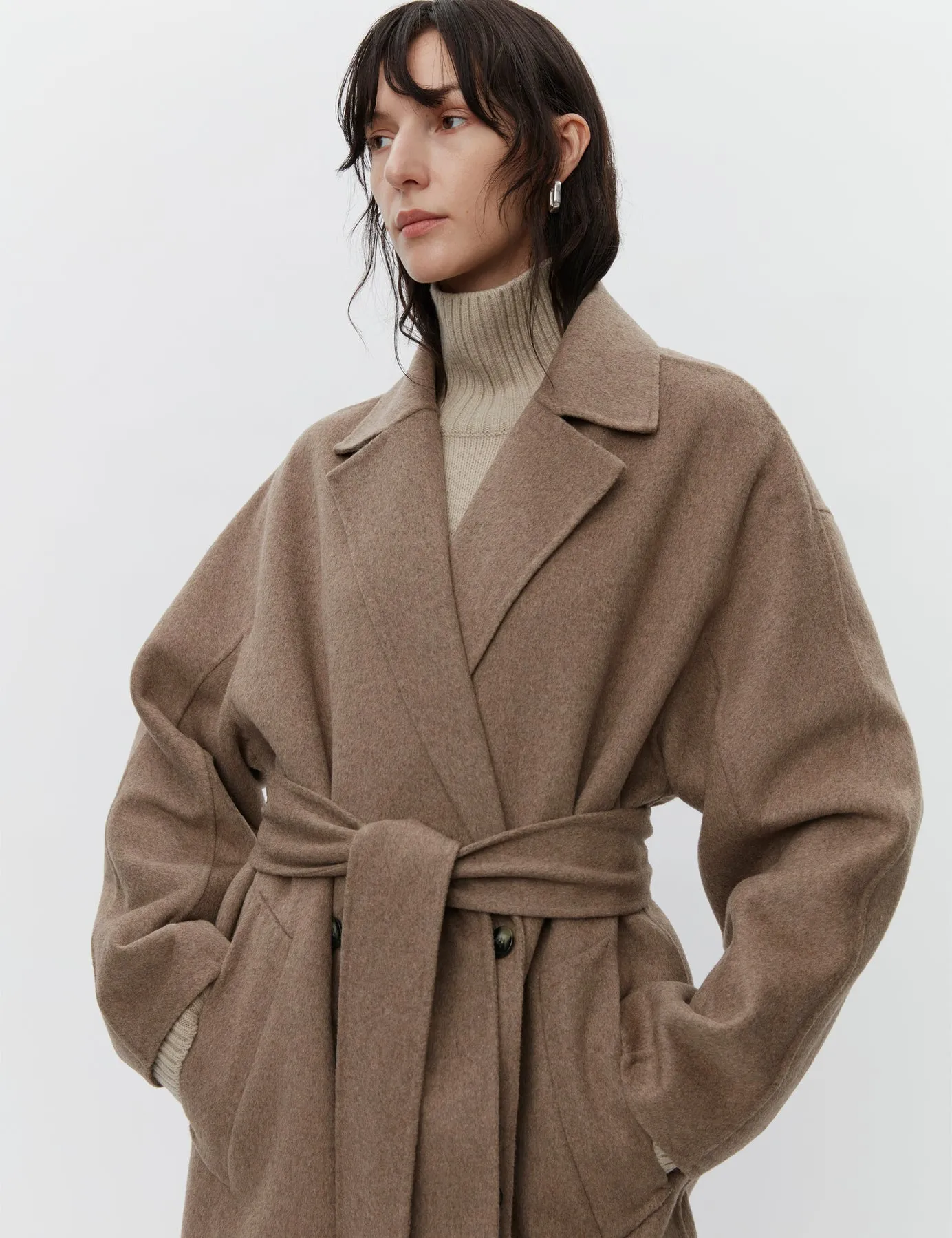 Howard Double Faced Wool Coat | Wren