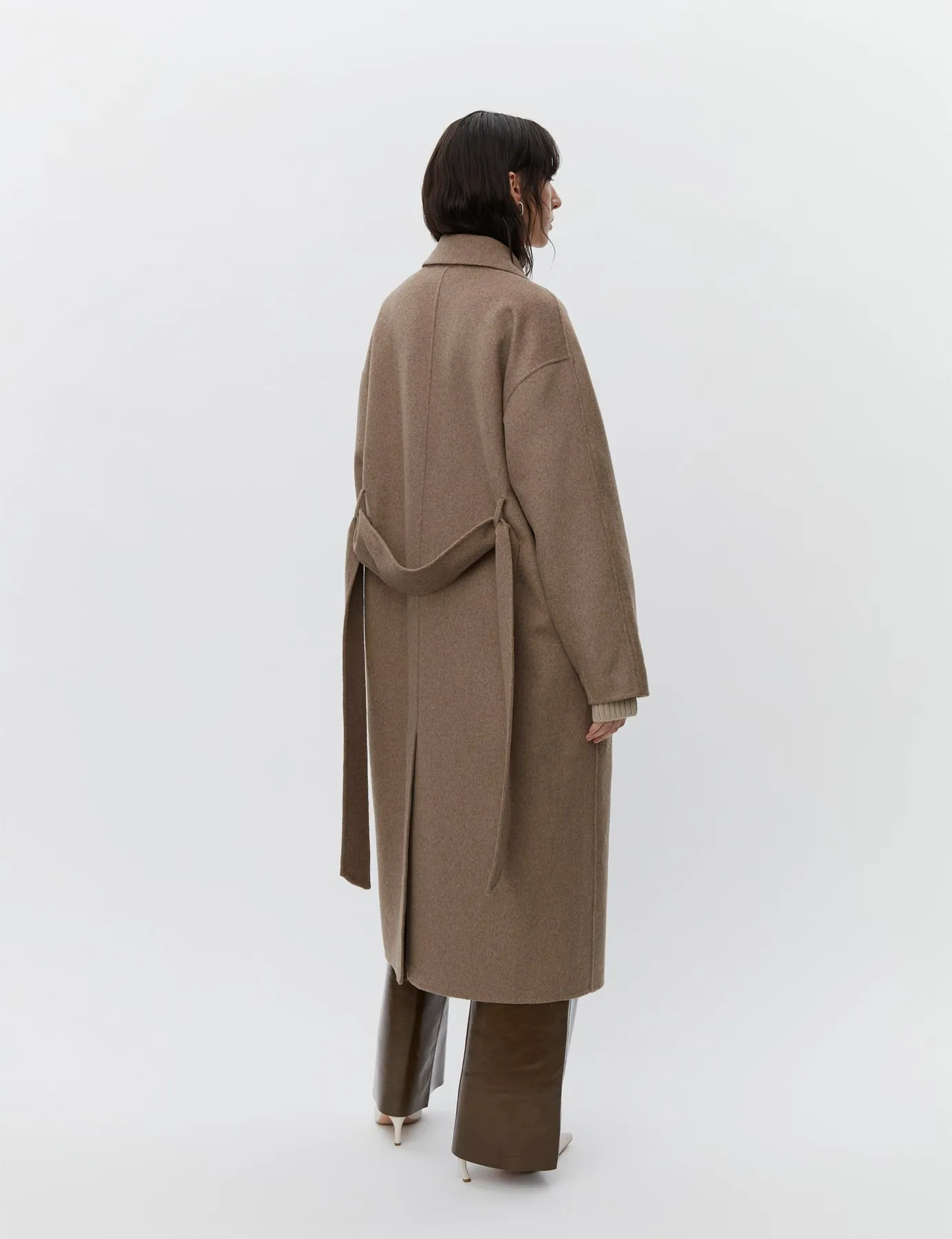 Howard Double Faced Wool Coat | Wren