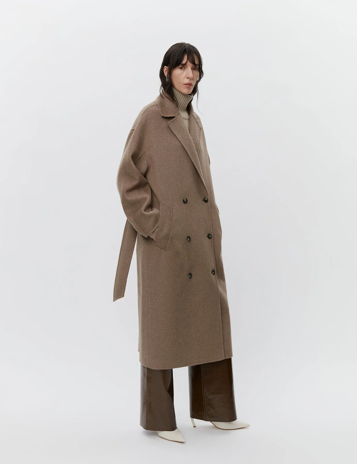 Howard Double Faced Wool Coat | Wren