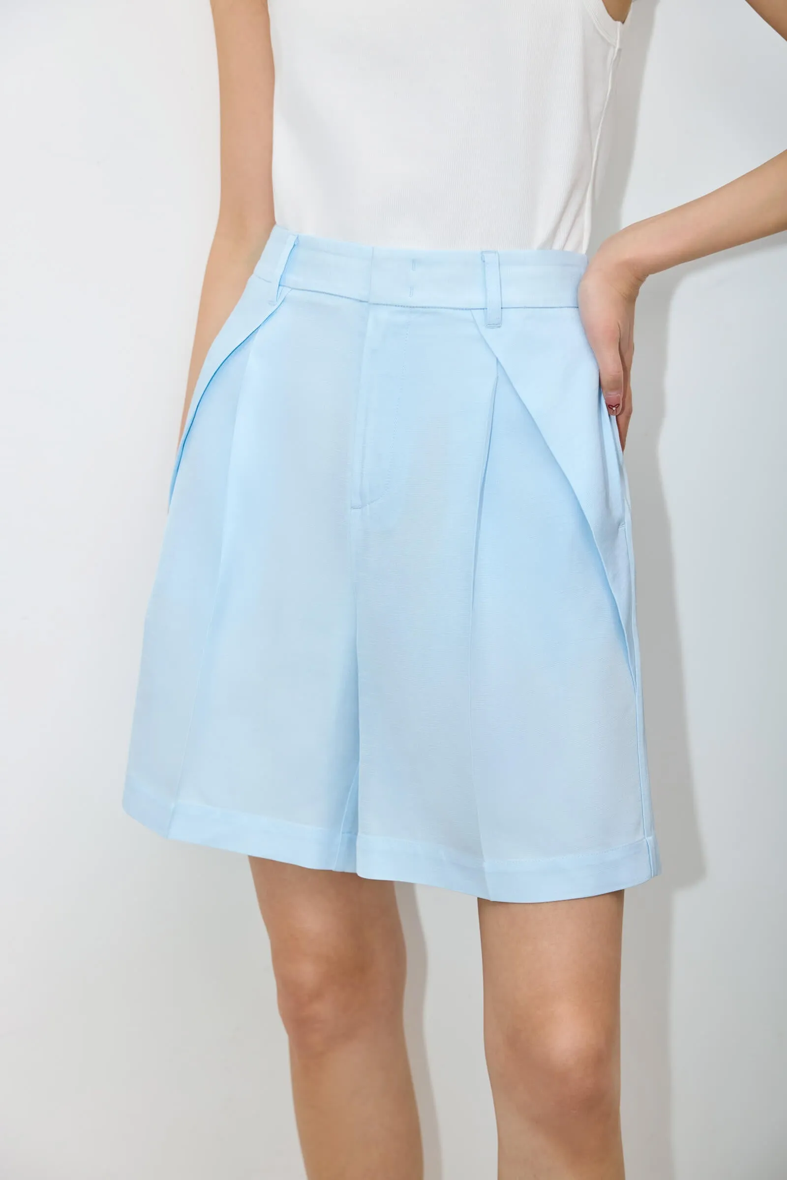 LILY Cool Vinegar Drop Wide Leg Shorts