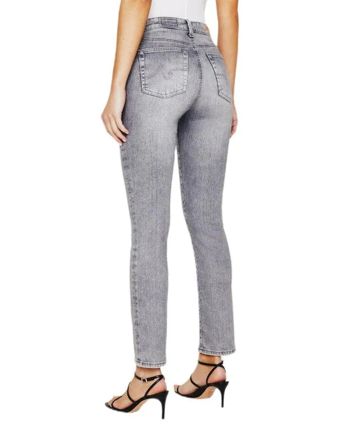 Mari Hi-Rise Slim Straight Ankle Jean Zephyr