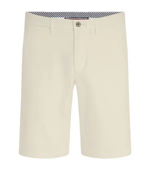 Men's Monogram Wide Leg Bermuda Shorts Stone