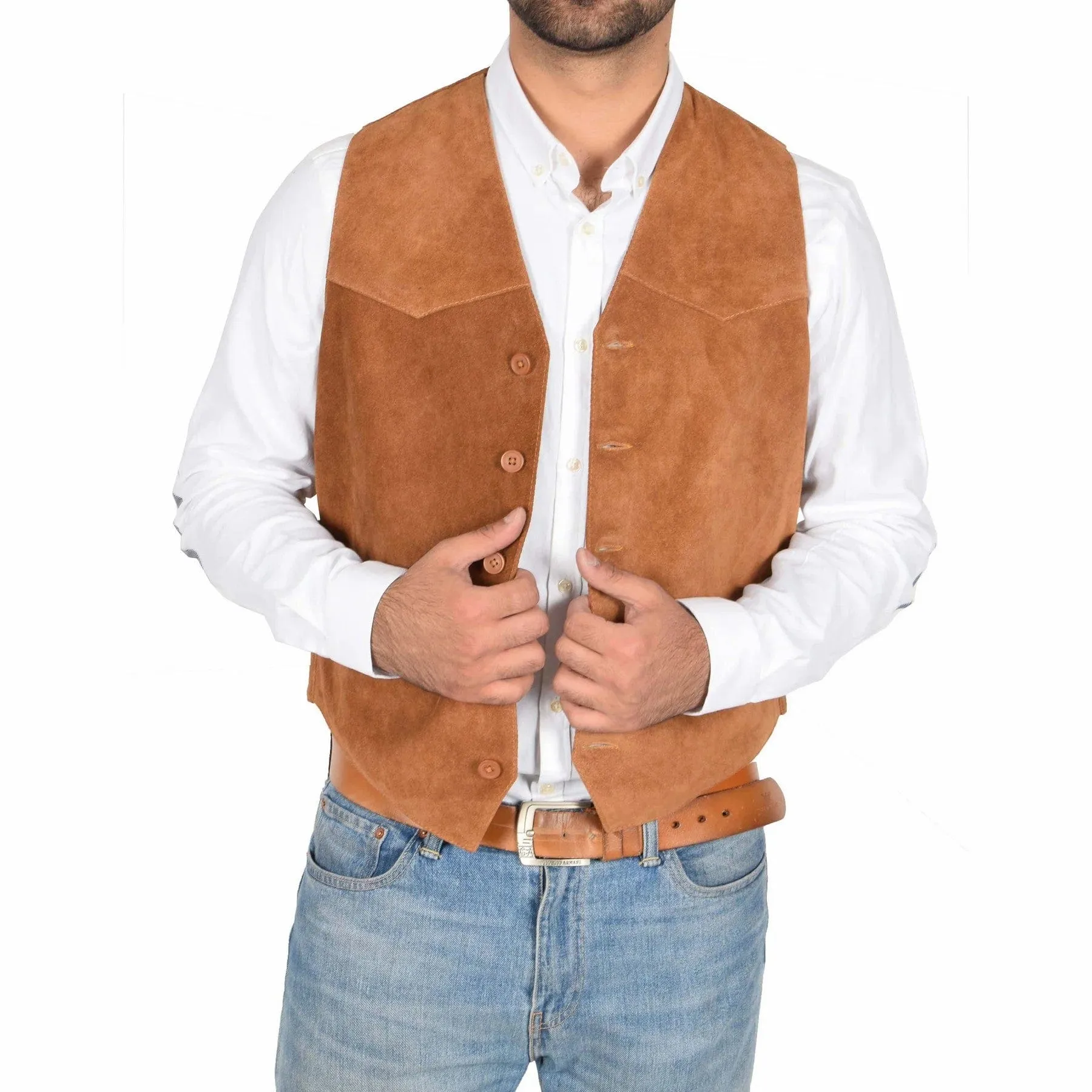 Men's Vest Business Casual V Lapel Waistcoat