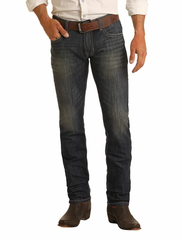 MSS3597 - Rock&Roll Denim Men's Rifle Skinny Jean