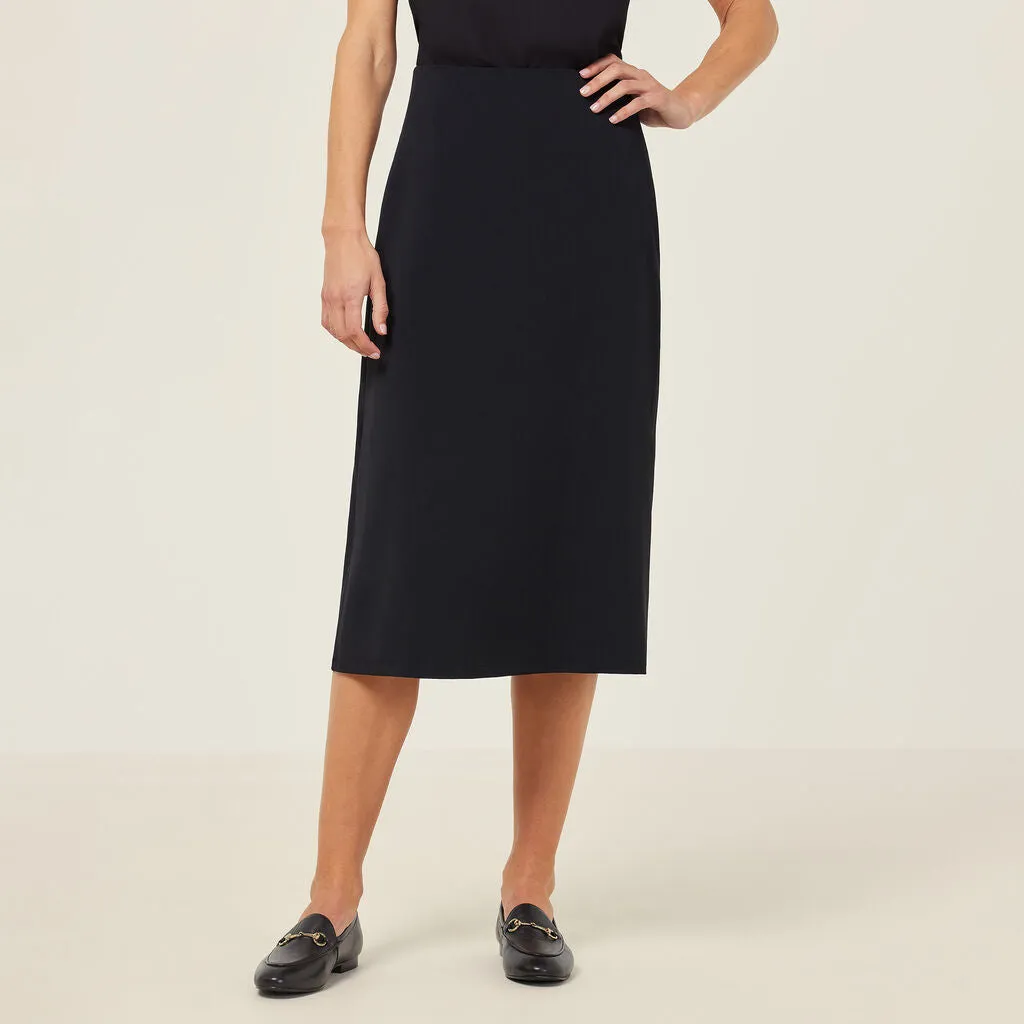 NNT Uniforms Crepe Stretch Midi Length A-line Skirt (CAT2RV)