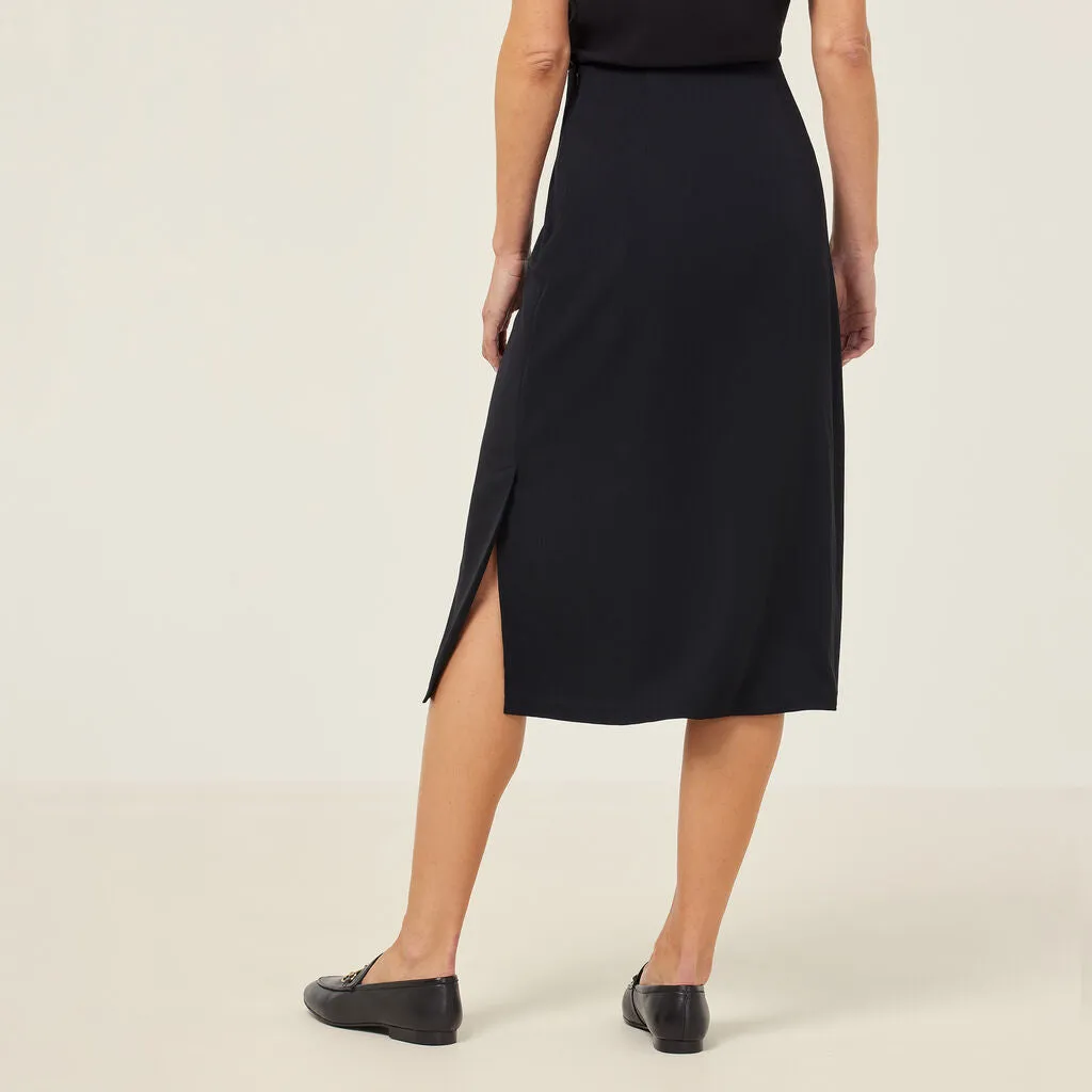 NNT Uniforms Crepe Stretch Midi Length A-line Skirt (CAT2RV)