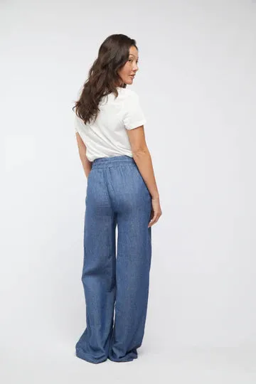 Oliver Logan Leonard Wide Leg Denim Pants