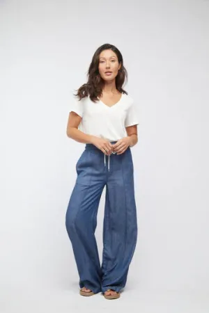 Oliver Logan Leonard Wide Leg Denim Pants