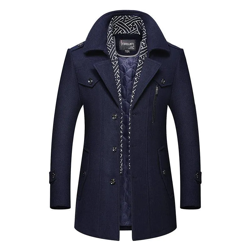 Padded cotton coat and wool coat , Men coat