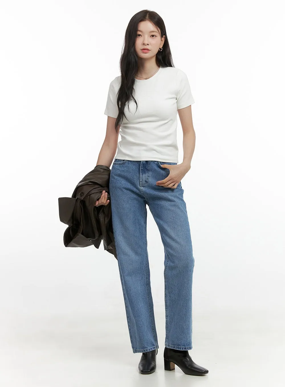 Piper Classic Straight Leg Jeans OS423