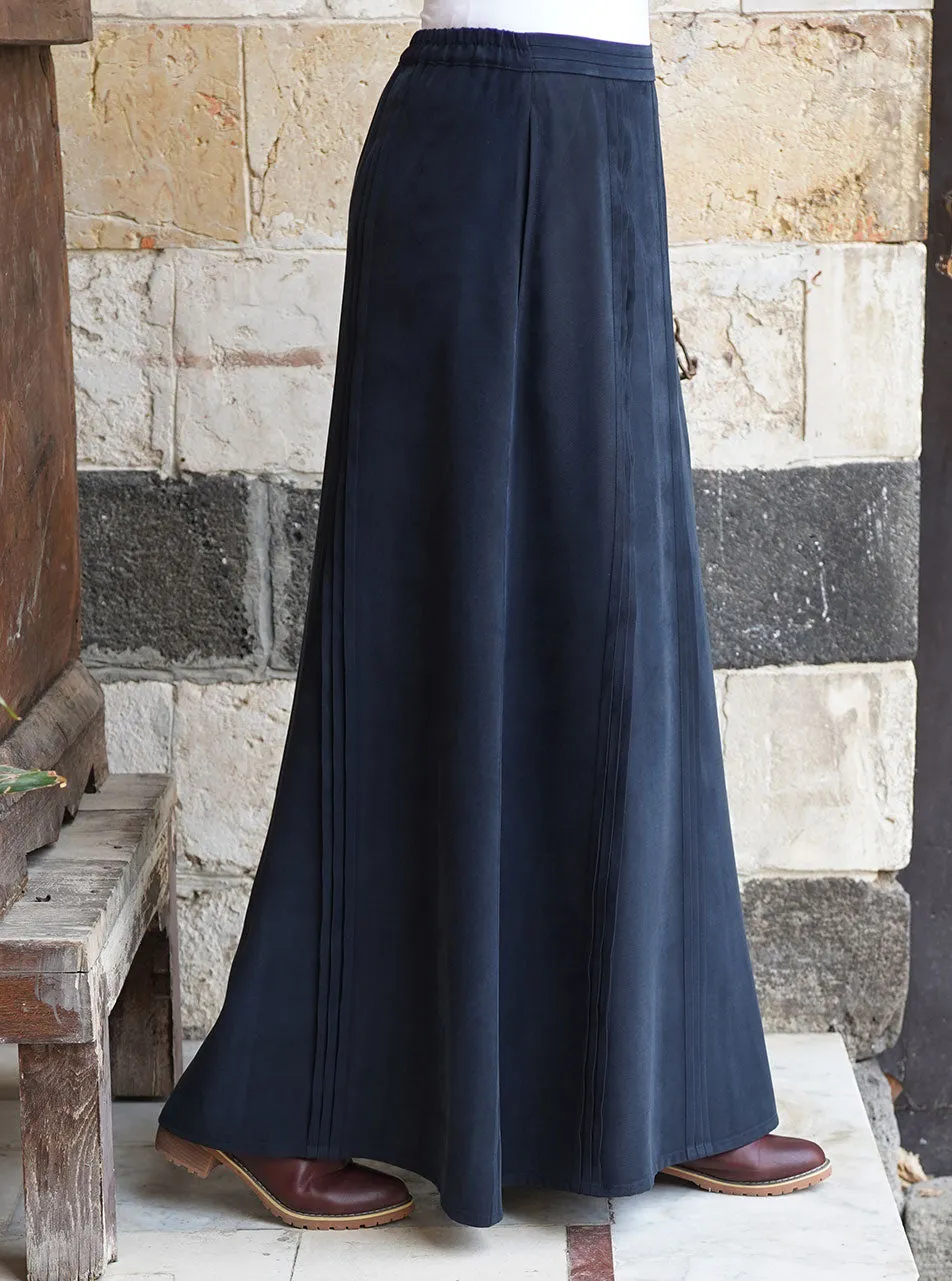 Pleated Maxi Skirt