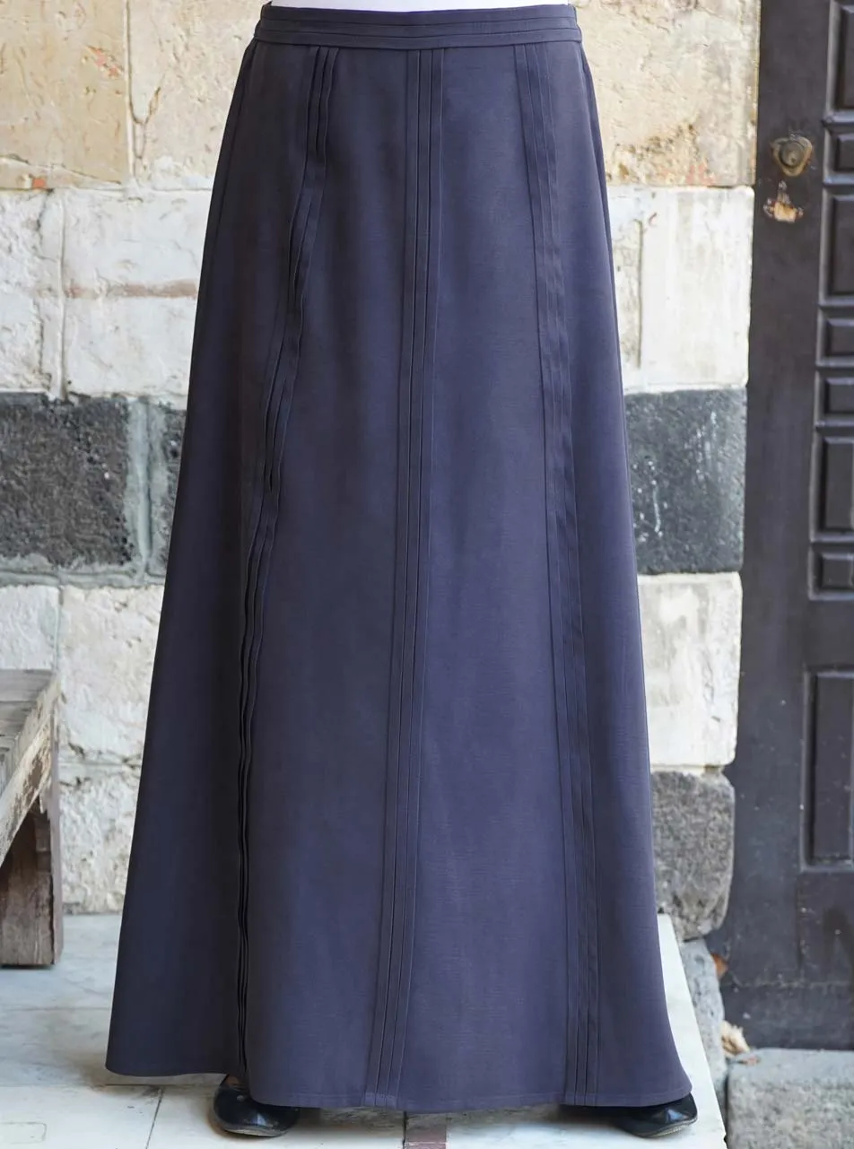 Pleated Maxi Skirt