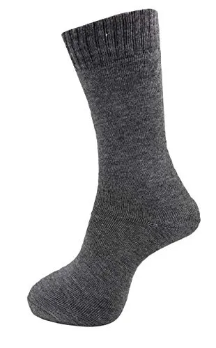 RC. ROYAL CLASS Men's Woolen Calf Length Solid Thick Terry Winter Wear Socks (Multicolor, Free Size) - Combo Pack of 5 Pairs