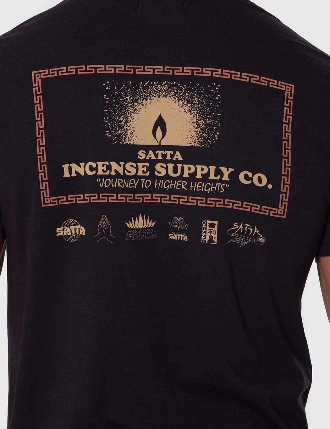 Satta Incense Supply T-Shirt - Black