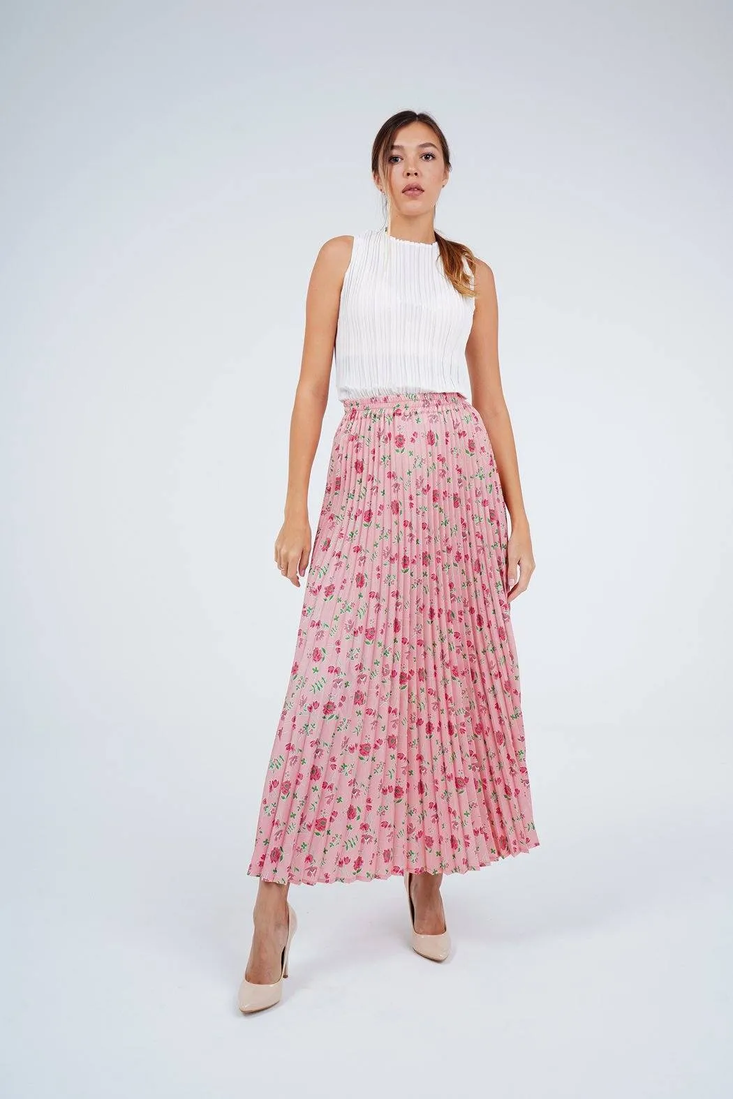 Senalda Floral Skirt (Clearance sale)