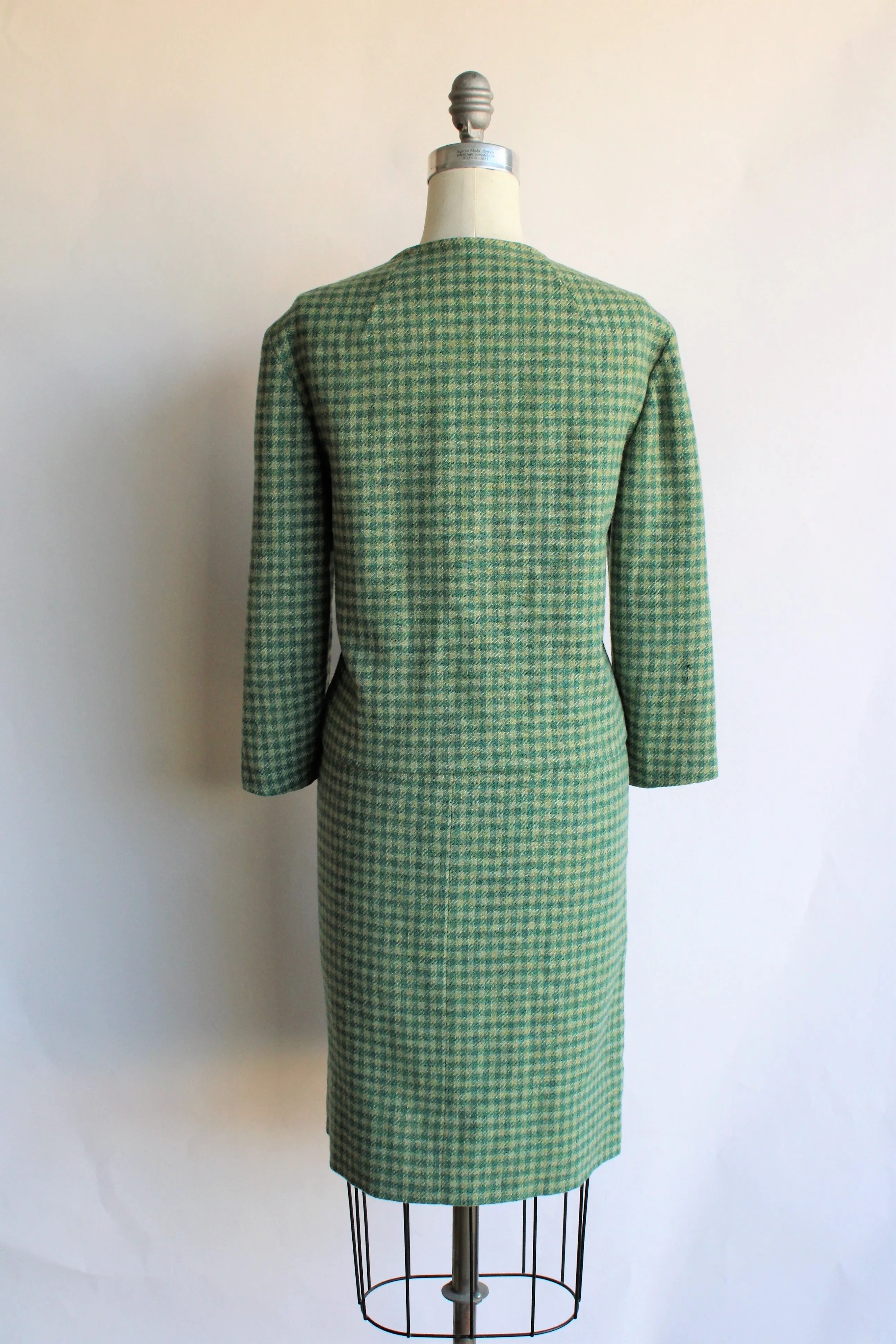 Vintage 1960s Pendleton Wool Tweed Check Two Piece Suit