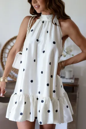 Willa Polka Dot Mini- Ivory