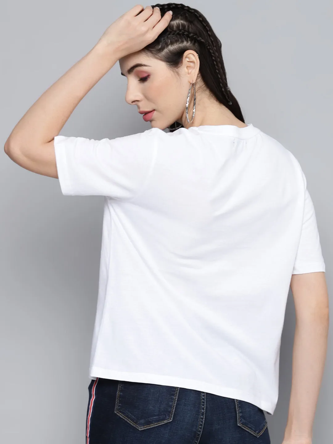 Women White Be-Beautiful T-Shirt