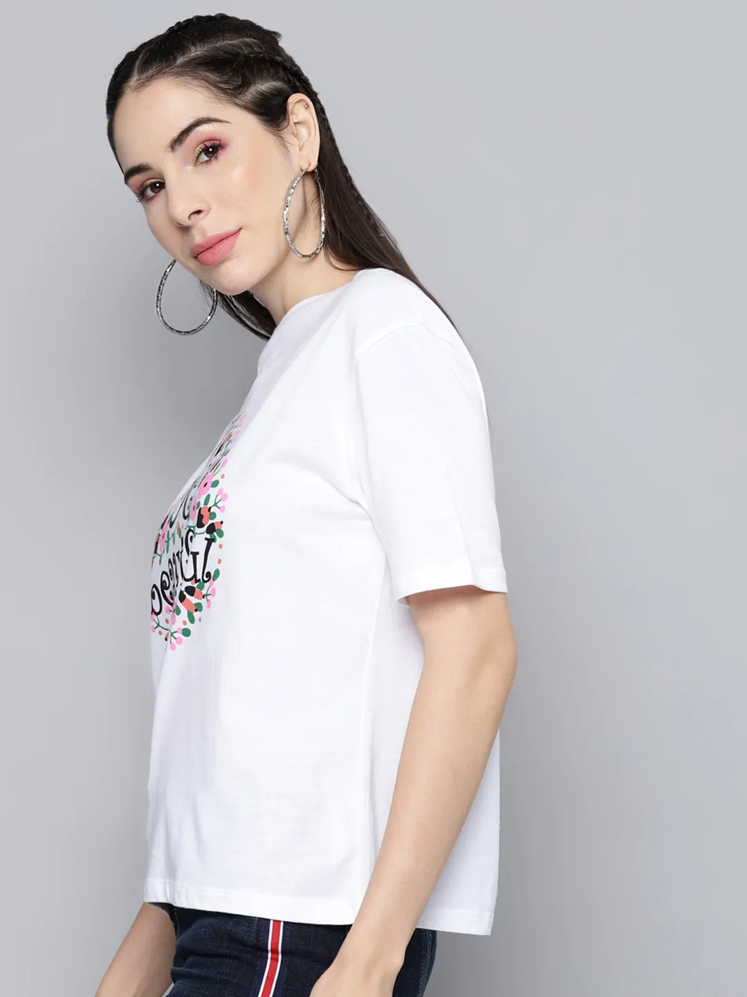 Women White Be-Beautiful T-Shirt