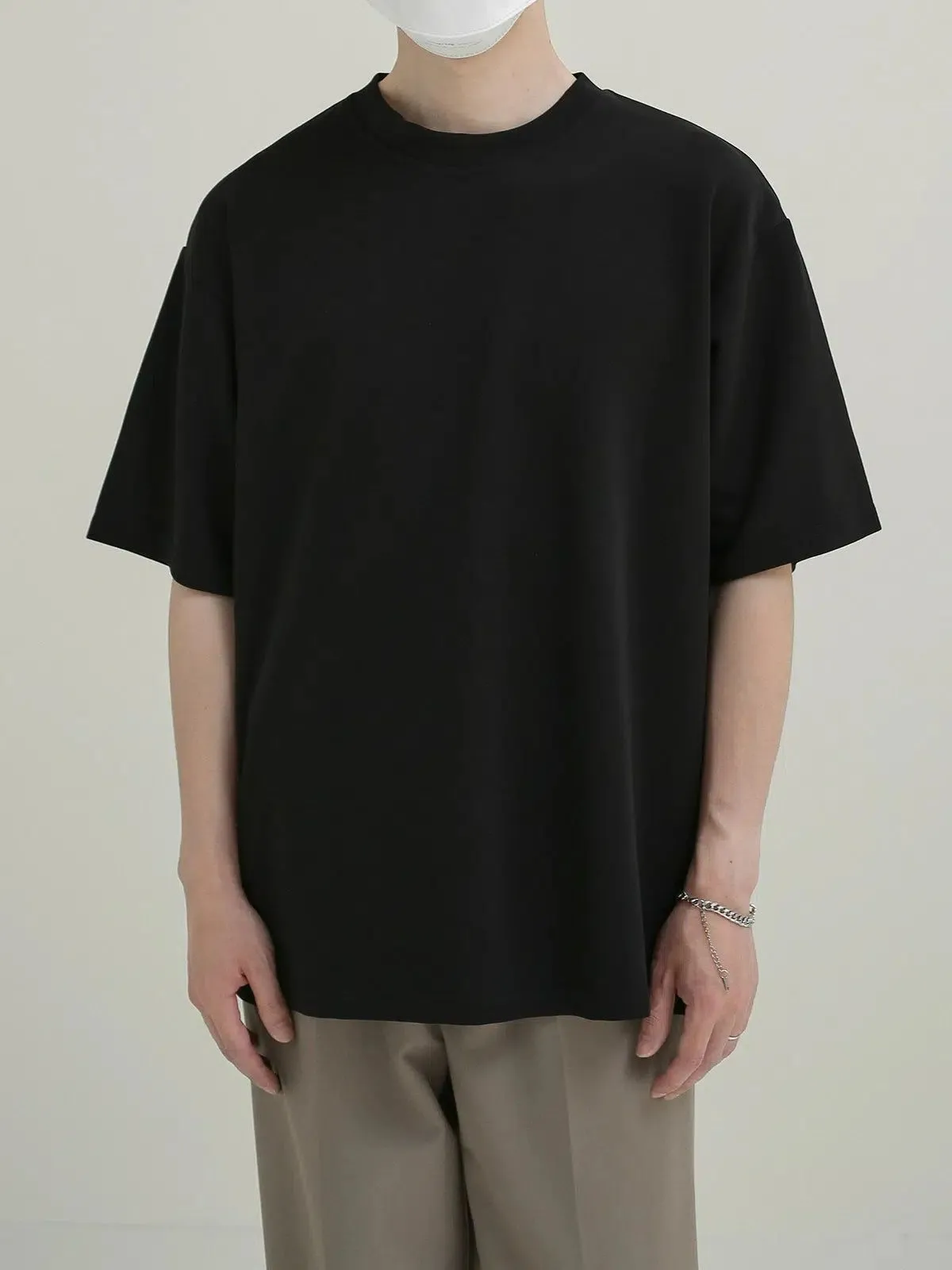 Zhou Solid Color Breathable T-Shirt