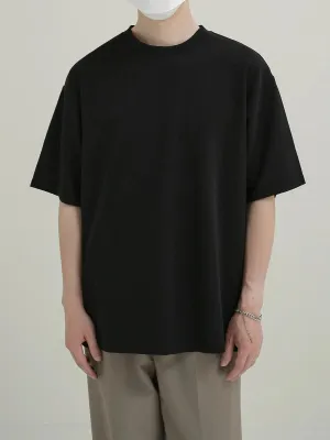 Zhou Solid Color Breathable T-Shirt