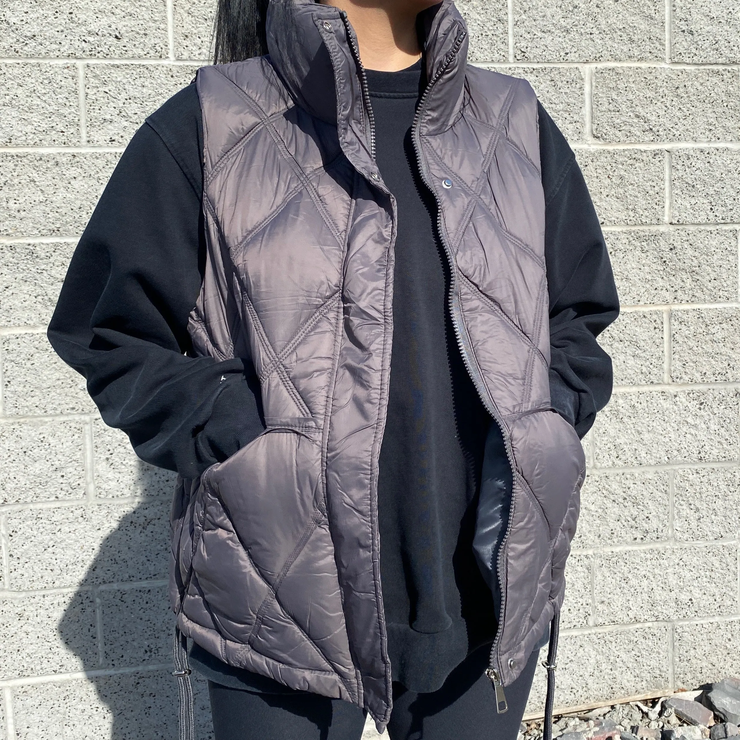 Zip-Up Puffer Vest